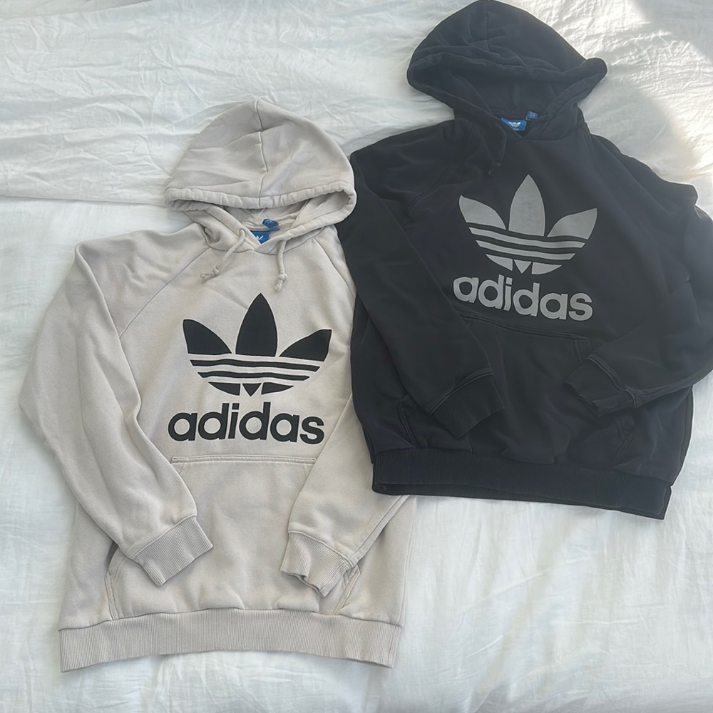 Set of 2 Adidas Sweatshirts, Large